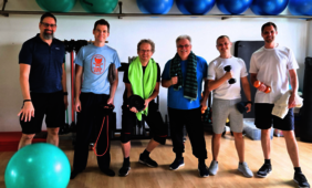 HKS Mitarbeiter bei der Rückenschule
