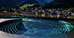 Außenansicht Pool Silvretta Therme