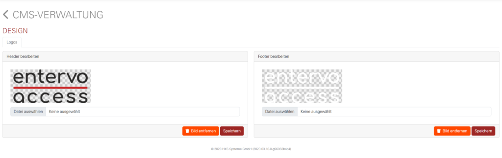 Neuerungen Webshop: CMS Design